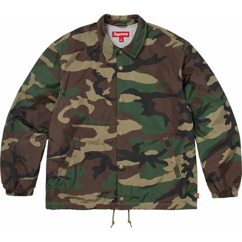 Supreme Coaches Jacket - Woodland Camo
