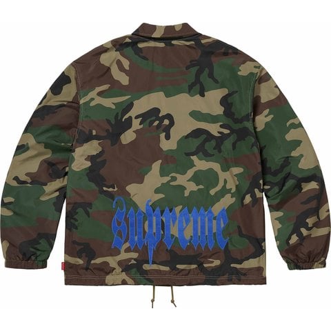 Supreme Coaches Jacket - Woodland Camo