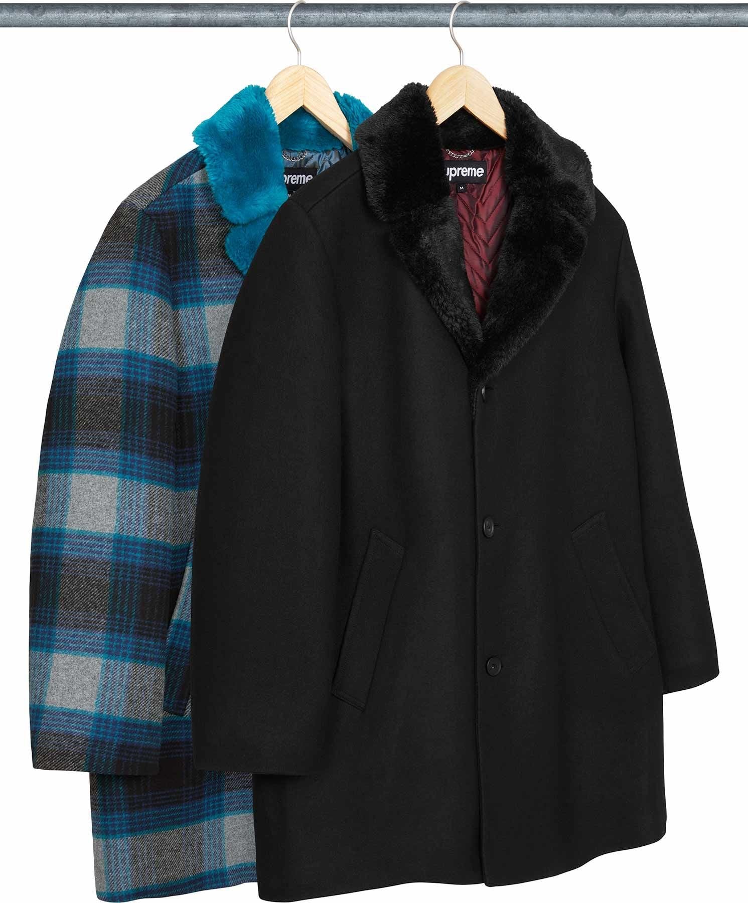 Faux Fur Collar Car Coat - SupremeCommunity