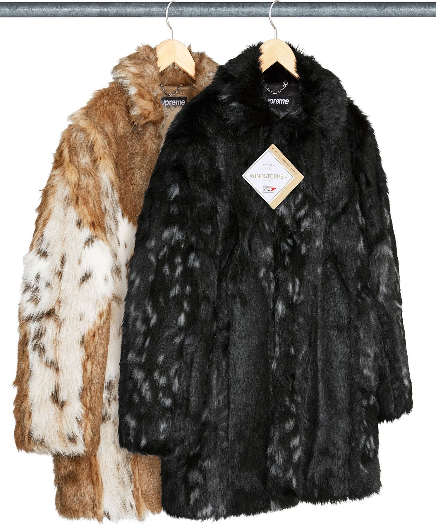Lynx Faux Fur WINDSTOPPER® Overcoat - Supreme