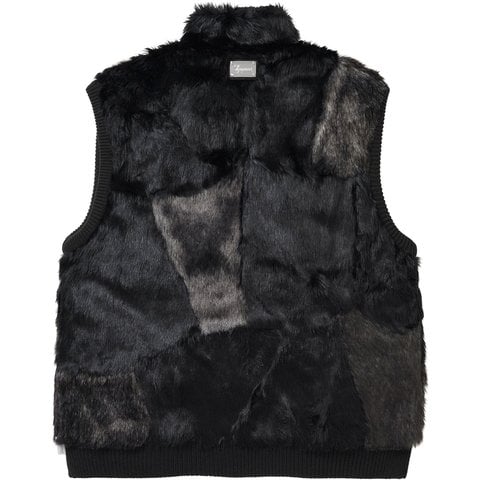 Supreme Faux Fur WINDSTOPPER® Vest - Black