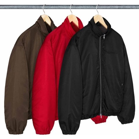 Supreme Stand Collar Lined Nylon Jacket