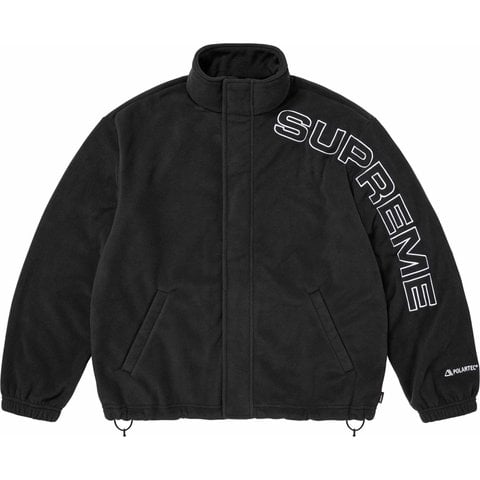 Supreme Spellout Embroidered Polartec® Jacket - Black