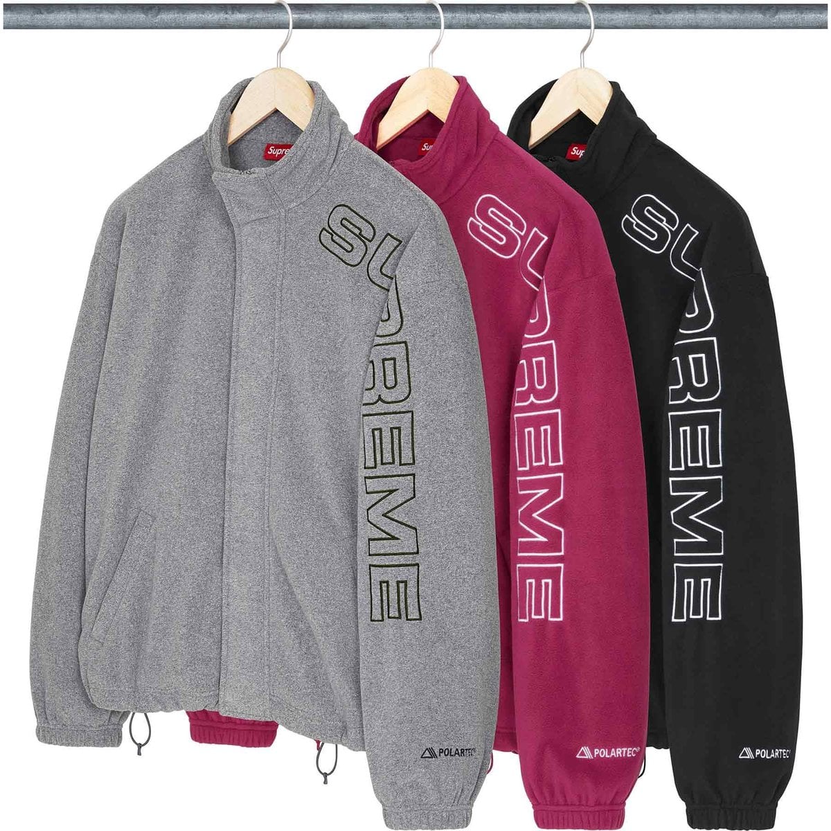 Spellout Embroidered Polartec® Jacket