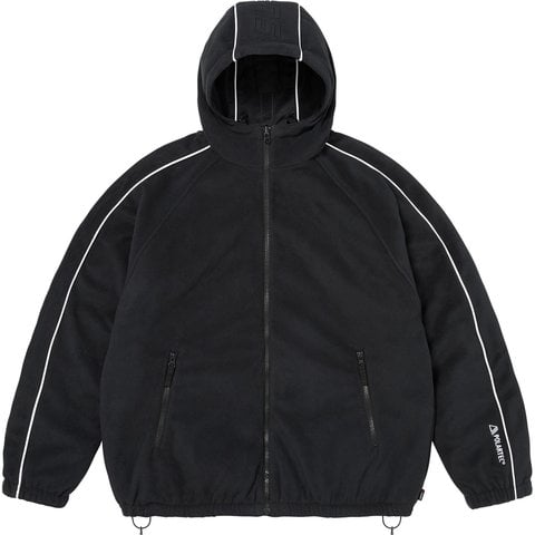 Supreme Polartec® Reversible Hooded Track Jacket - Black