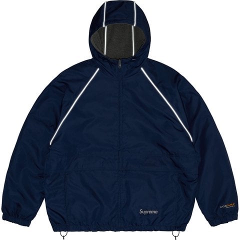 Supreme Polartec® Reversible Hooded Track Jacket - Navy