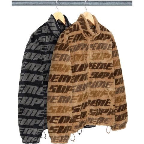 Supreme Repeat Jacquard Fleece Jacket