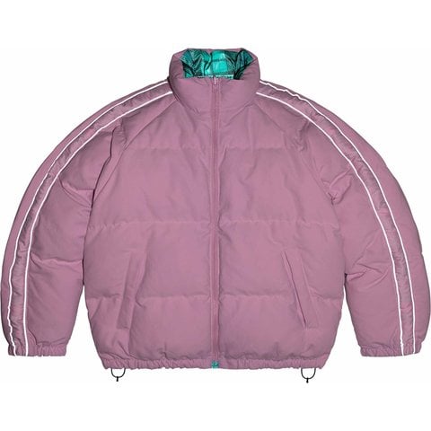 Supreme Reversible Reflective Down Puffer Jacket - Pink