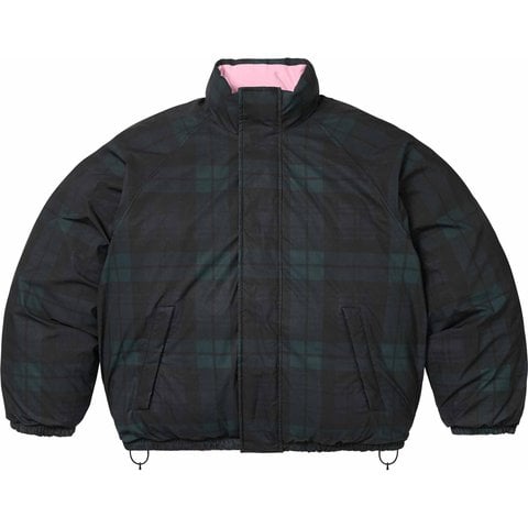Supreme Reversible Reflective Down Puffer Jacket - Pink