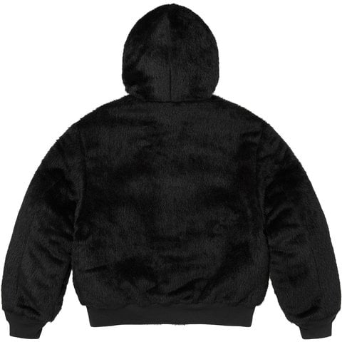 Supreme Supreme®/Alpha Industries® Wool Hooded Bomber Jacket - Black