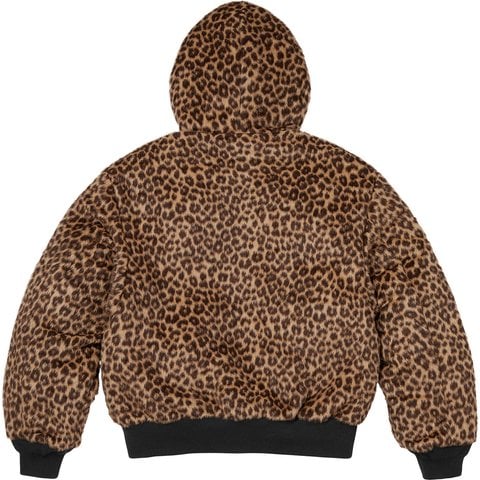 Supreme Supreme®/Alpha Industries® Wool Hooded Bomber Jacket - Leopard