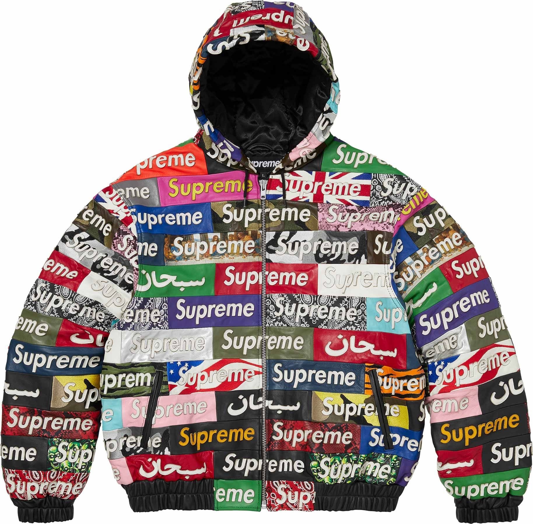 ジャケット・アウター supreme Supreme®/Jeff Hamilton® Box Logo Appliqué Hooded Leather Jacket