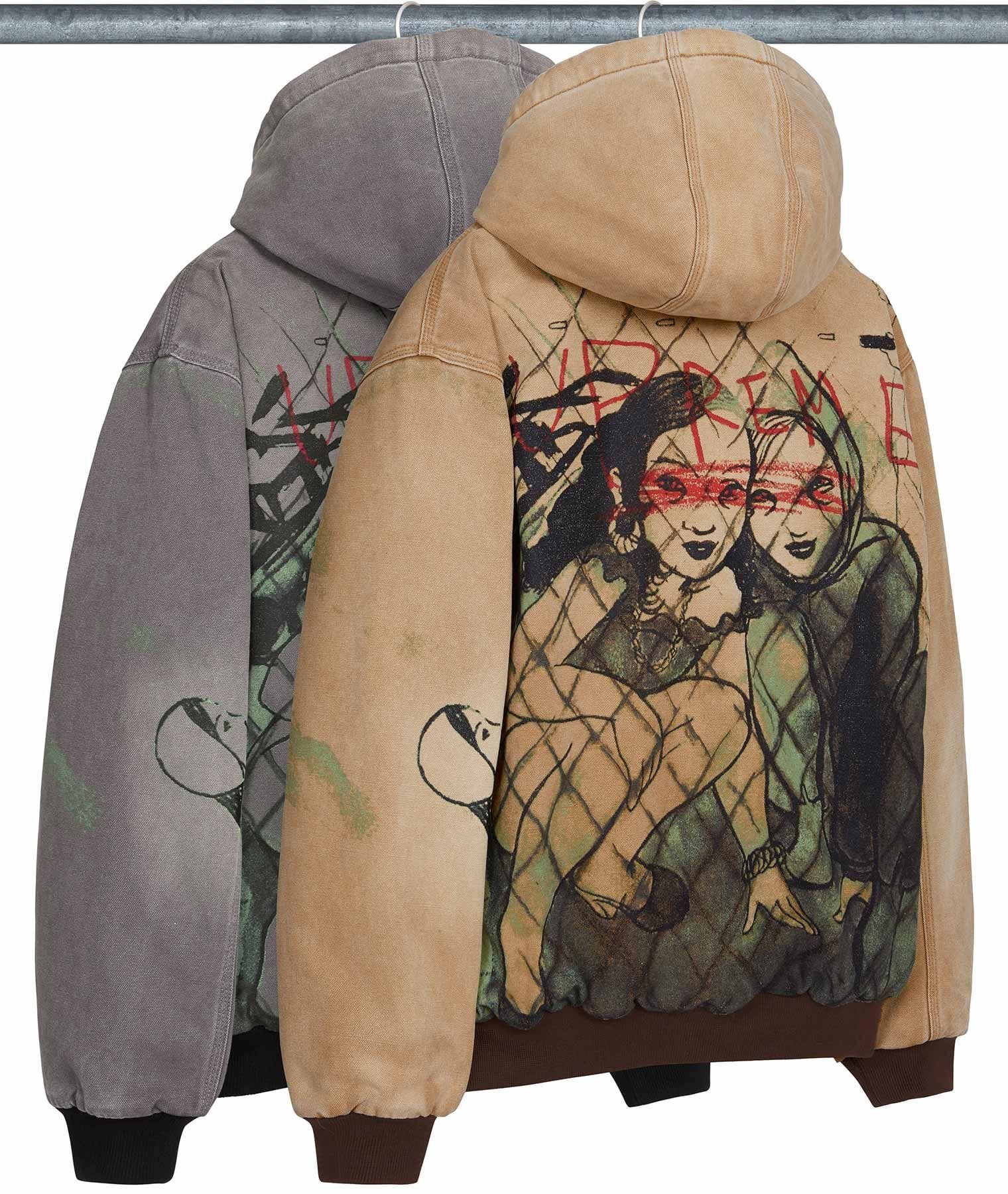Supreme/Rita Ackermann Hooded Work Jacket - Supreme