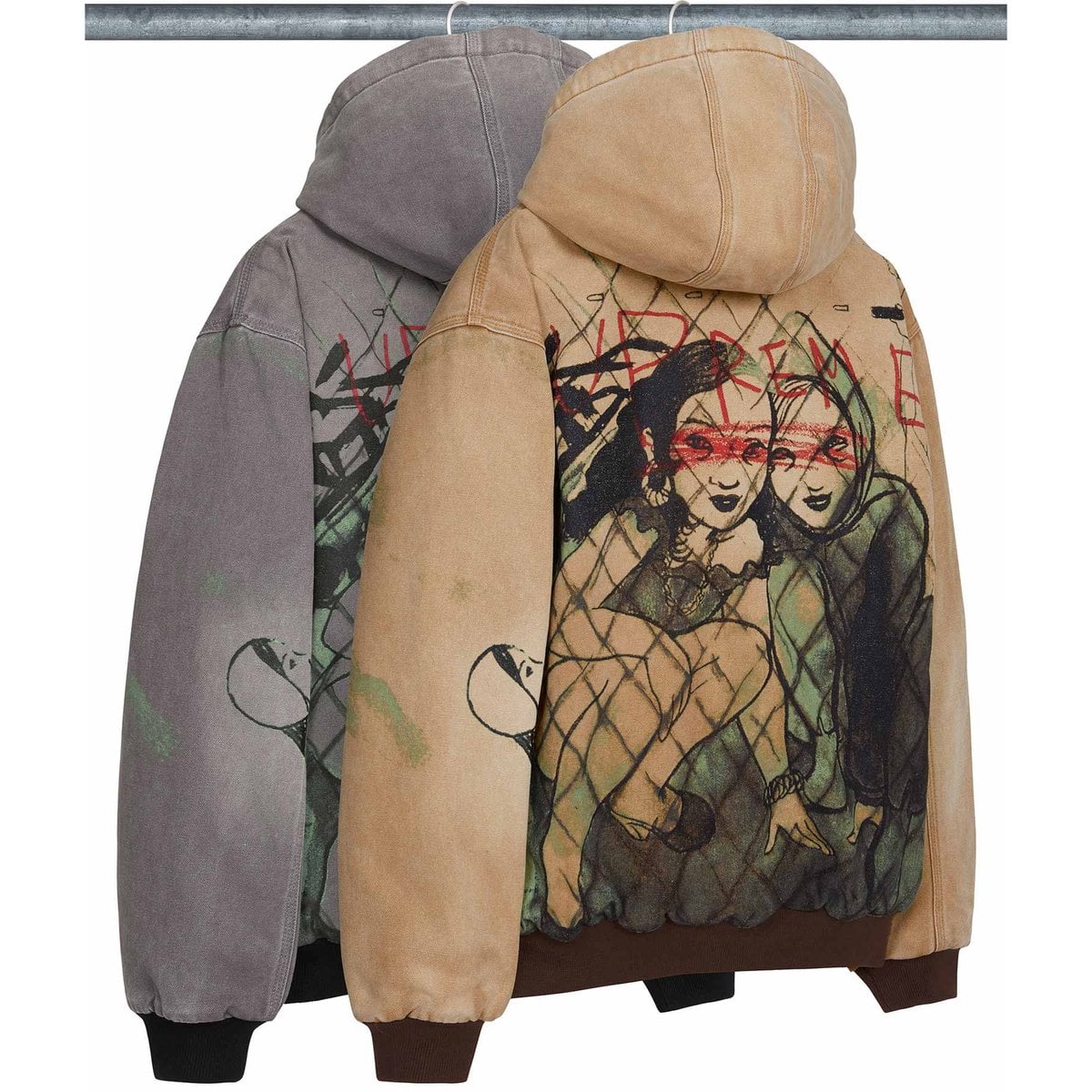 Supreme/Rita Ackermann Hooded Work Jacket