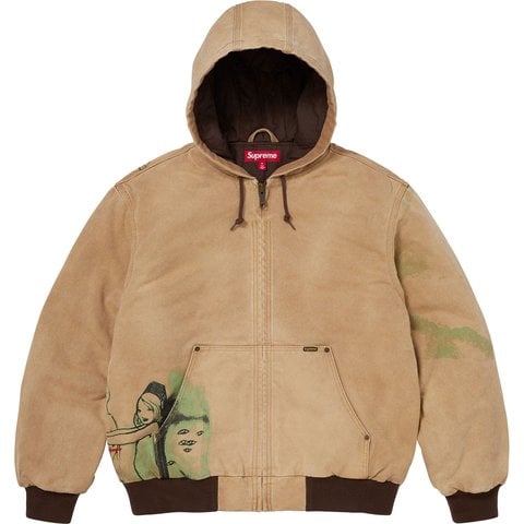 Supreme Supreme/Rita Ackermann Hooded Work Jacket - Tan