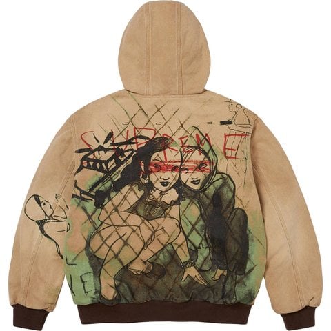 Supreme Supreme/Rita Ackermann Hooded Work Jacket - Tan