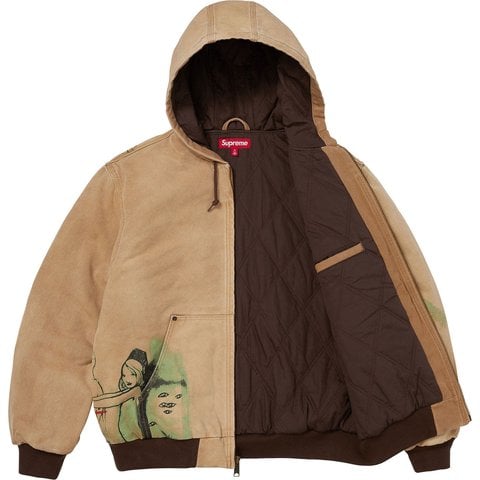 Supreme Supreme/Rita Ackermann Hooded Work Jacket - Tan