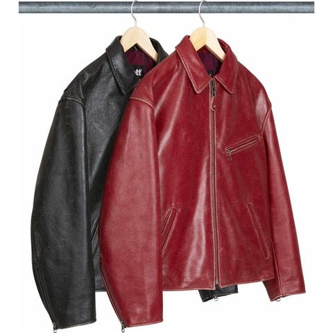 Supreme Supreme®/Schott® Distressed Leather Jacket