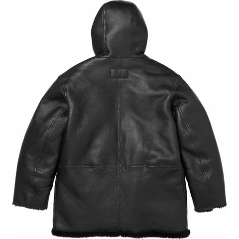 Supreme Supreme®/Schott® Hooded Shearling Coat - Black