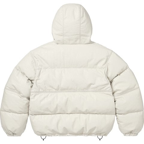 Supreme Supreme®/Schott® Leather Down Hooded Puffer Jacket - Croc