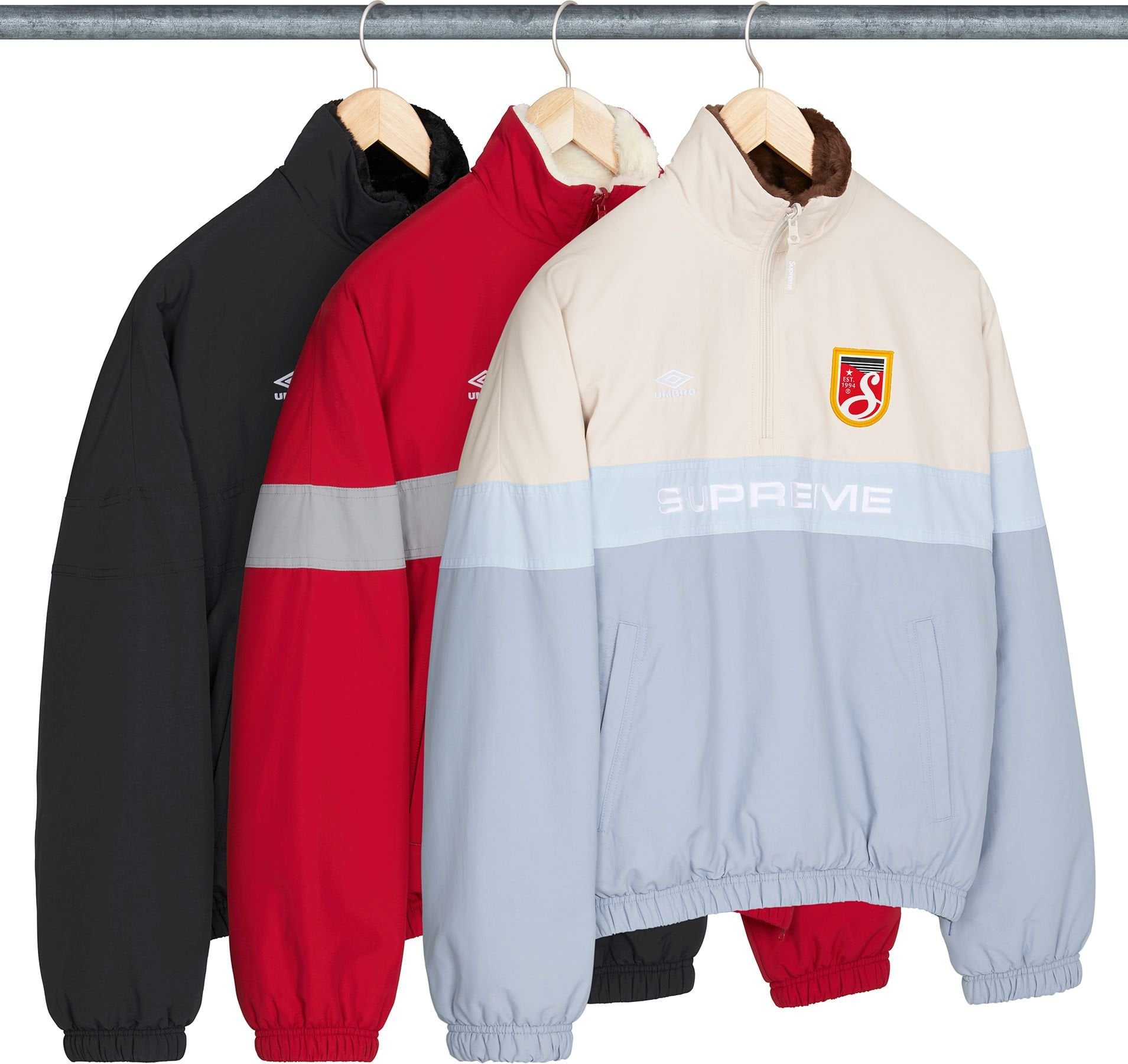 Supreme®/Umbro® Reversible Faux Fur Pullover - Supreme