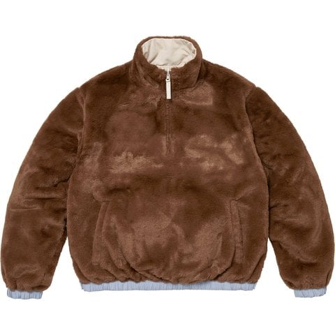Supreme Supreme®/Umbro® Reversible Faux Fur Pullover - Light Blue