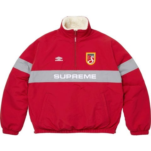 Supreme Supreme®/Umbro® Reversible Faux Fur Pullover - Red