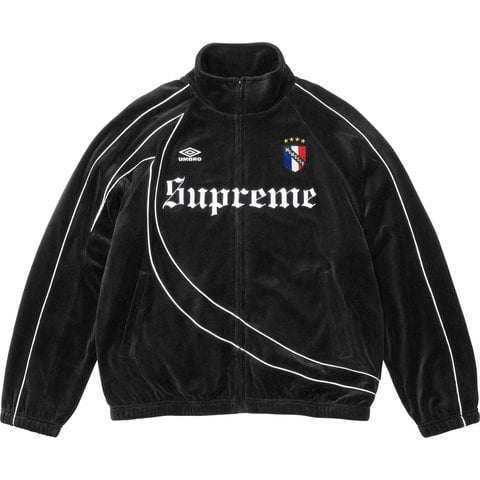 Supreme Supreme®/Umbro® Velour Track Jacket - Black