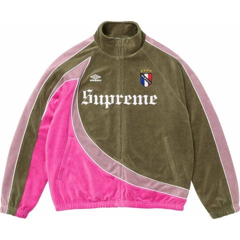 Supreme Supreme®/Umbro® Velour Track Jacket - Olive