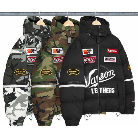 Supreme Supreme®/Vanson Leathers® Cordura® Down Jacket - Group Shots