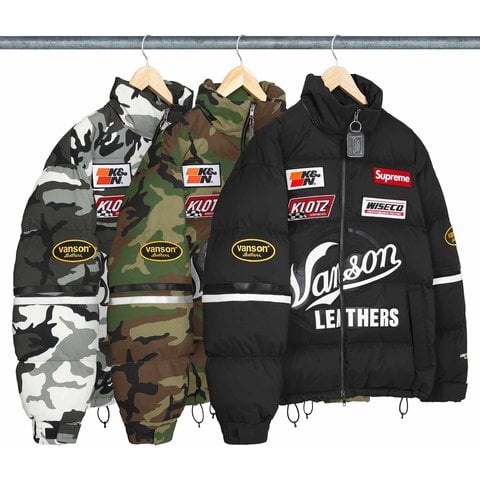 Supreme Supreme®/Vanson Leathers® Cordura® Down Jacket