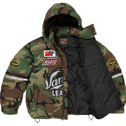 Supreme Supreme®/Vanson Leathers® Cordura® Down Jacket - Woodland Camo