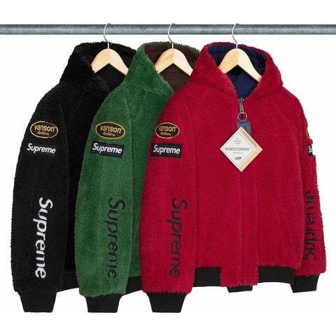 Supreme Supreme®/Vanson Leathers® Reversible Quilted Hooded Jacket - Group Shots