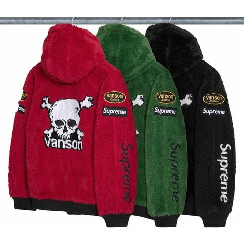 Supreme Supreme®/Vanson Leathers® Reversible Quilted Hooded Jacket - Group Shots