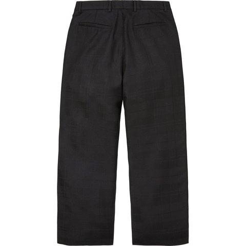 Supreme Plaid Wool Suit - Black