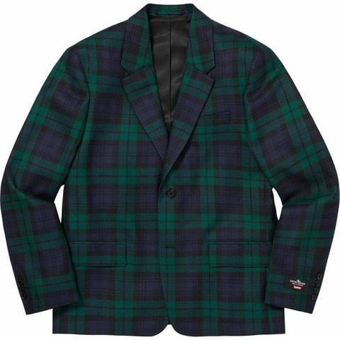 Supreme Plaid Wool Suit - Tartan
