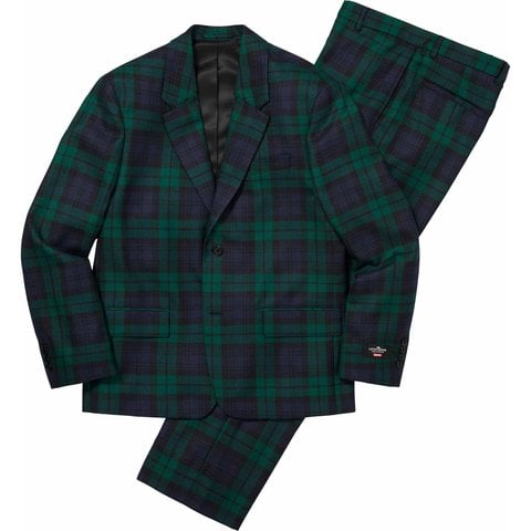 Supreme Plaid Wool Suit - Tartan
