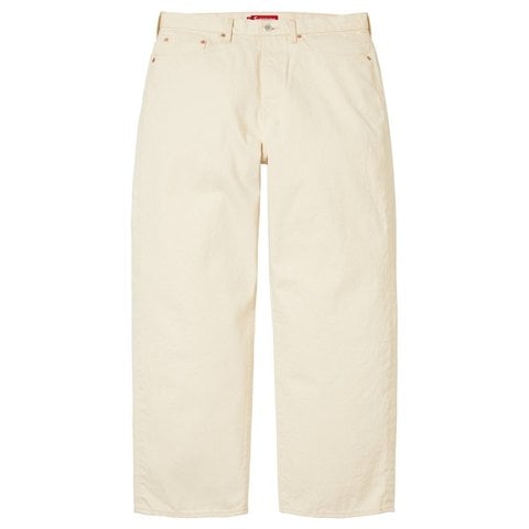 Supreme Baggy Selvedge Jean - Natural