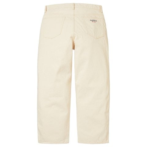 Supreme Baggy Selvedge Jean - Natural