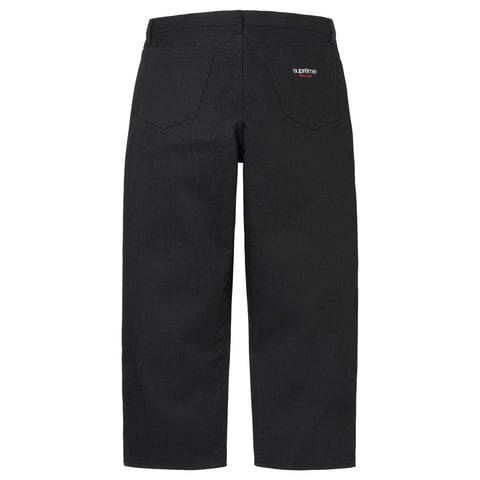 Supreme Baggy Selvedge Jean - Rigid Black