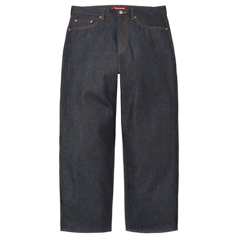 Supreme Baggy Selvedge Jean - Rigid Indigo