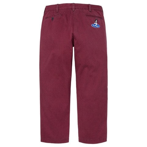Supreme Chino Pant - Red Checkerboard