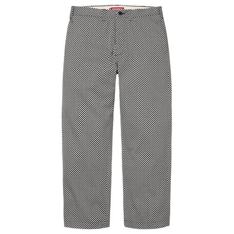Supreme Chino Pant - White Checkerboard
