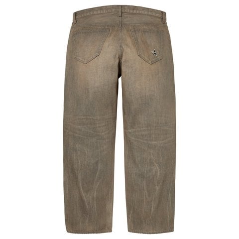 Distressed Loose Fit Selvedge Jean - Supreme