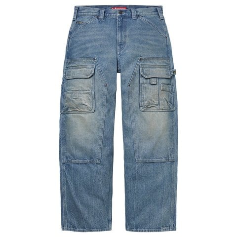 Supreme Double Knee Utility Pant - Denim