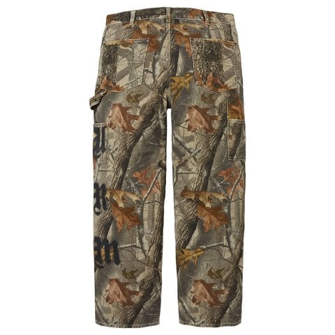 Supreme Leather Appliqué Double Knee Painter Pant - Realtree® Hardwoods Camo