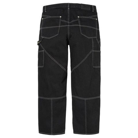 Supreme Paneled Double Knee Painter Pant - Black