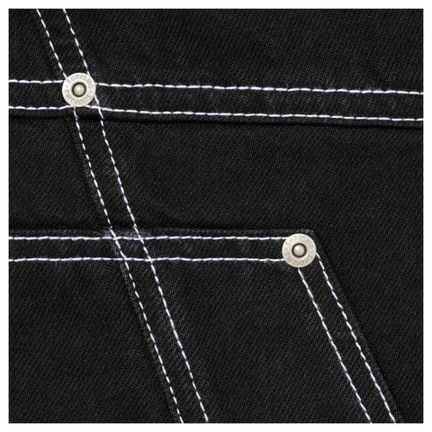 Supreme Paneled Double Knee Painter Pant - Black