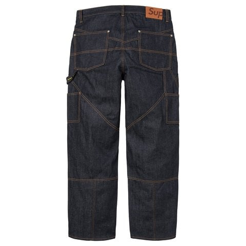 Supreme Paneled Double Knee Painter Pant - Rigid Indigo