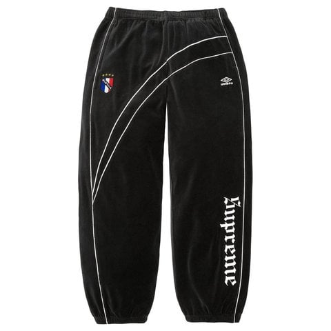 Supreme Supreme®/Umbro® Velour Track Pant - Black